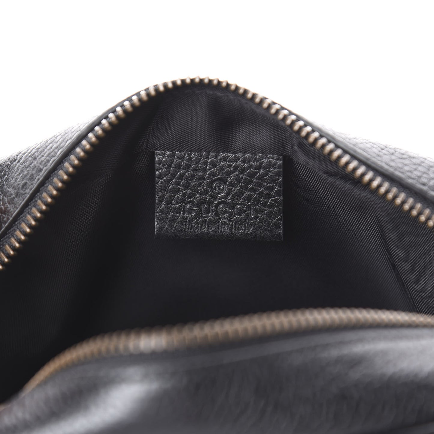 Pebbled Calfskin Mini Soho Disco Bag Black
