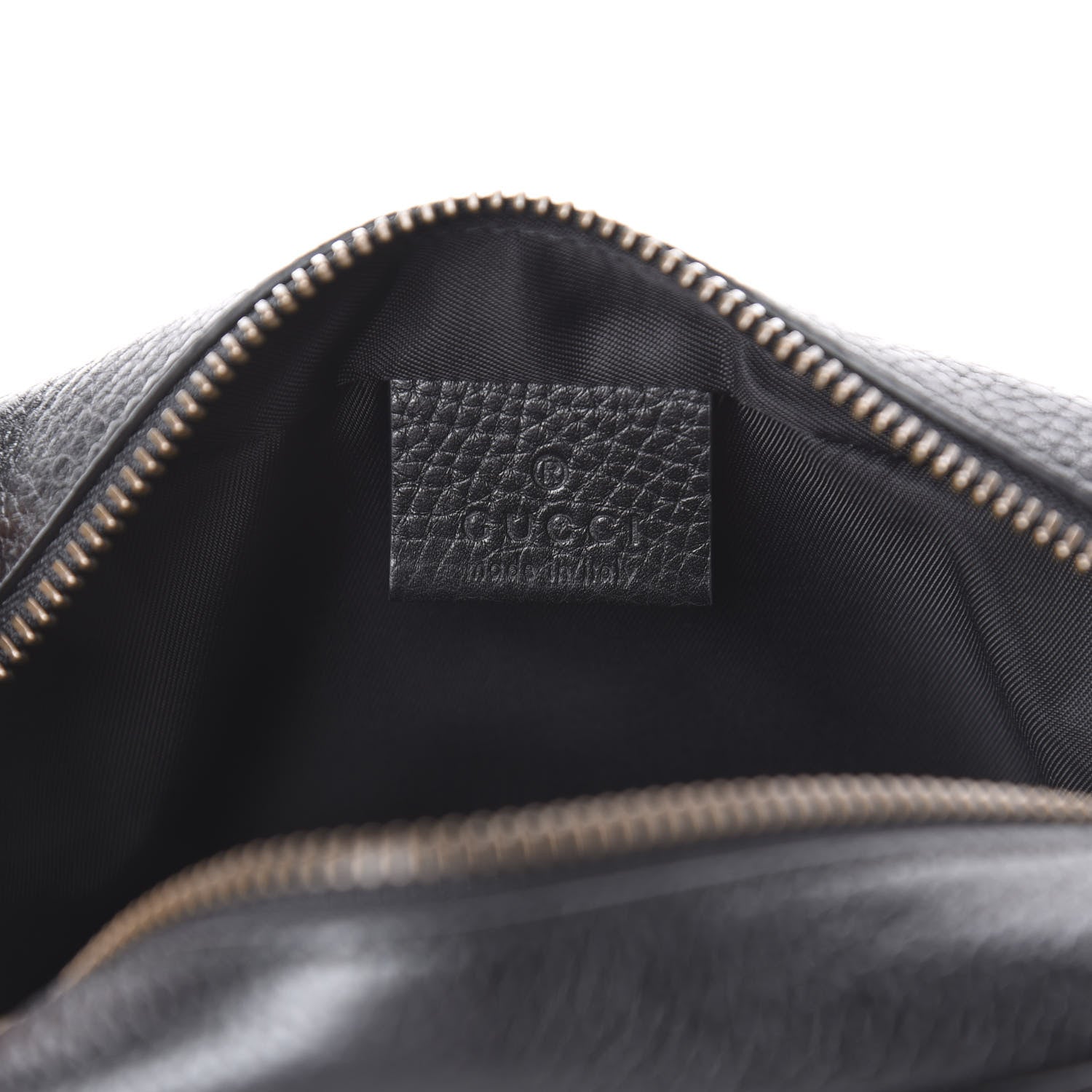 Gucci Pebbled Calfskin Mini Soho Disco Bag Black 5 of 8