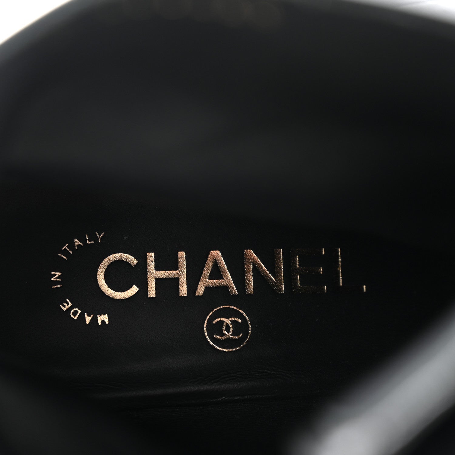 Chanel Mixed Fibers Lambskin Patent Calfskin Convertible High Boots 39 Black 8 of 9
