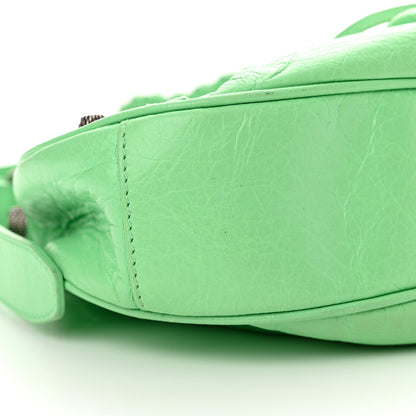 Balenciaga Agneau Arena Le Cagole Shoulder Bag XS Mint Green 10 of 10