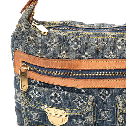 Louis Vuitton Monogram Denim Baggy PM Blue 9 of 11