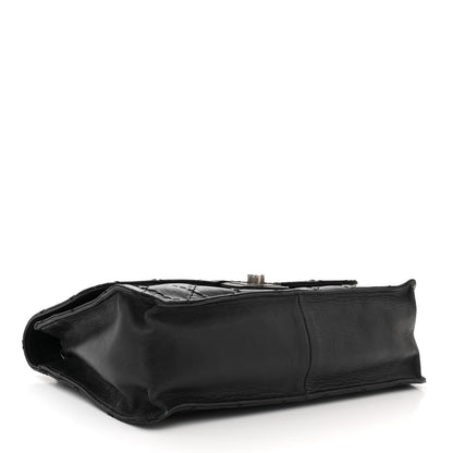 Chanel Calfskin CC Crave Reissue Crown Jumbo Flap Black 4 of 11