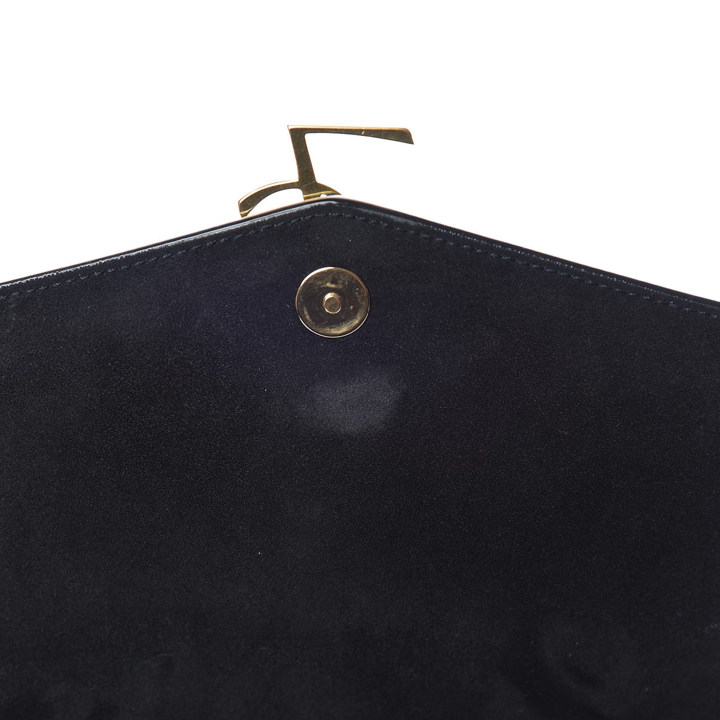 Suede Sulpice Monogram Medium Shoulder Bag Black