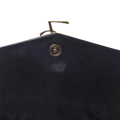Saint Laurent Suede Sulpice Monogram Medium Shoulder Bag Black 11 of 11