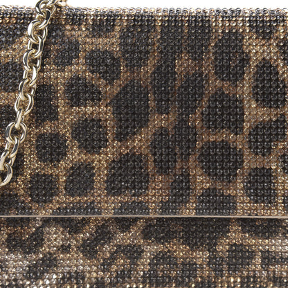 Judith Leiber Swarovski Crystal Fizzoni Leopard Clutch Champagne Multicolor 10 of 11