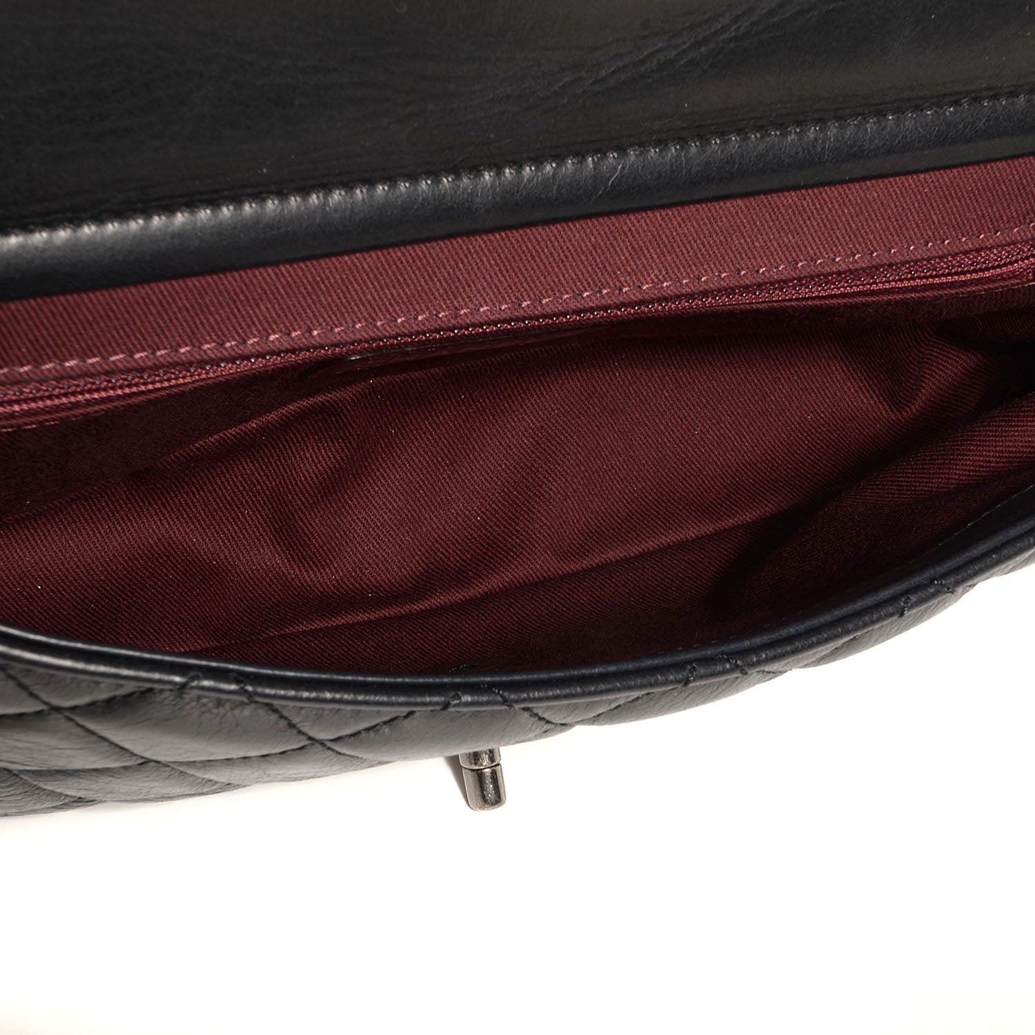 Chanel Calfskin Quilted Large Single Flap Black 5 of 9