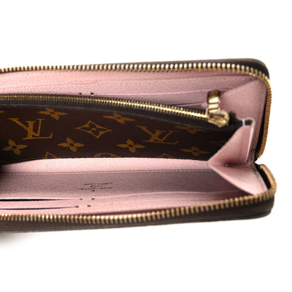 Louis Vuitton Monogram Clemence Wallet Rose Ballerine 5 of 7