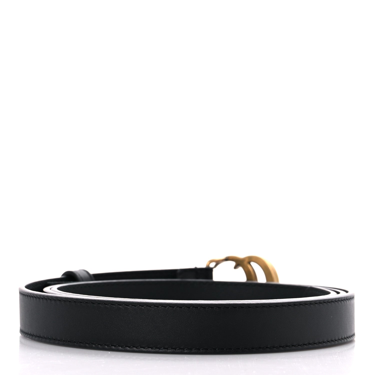 Gucci Calfskin Double G 20mm Belt 105 42 Black 2 of 5