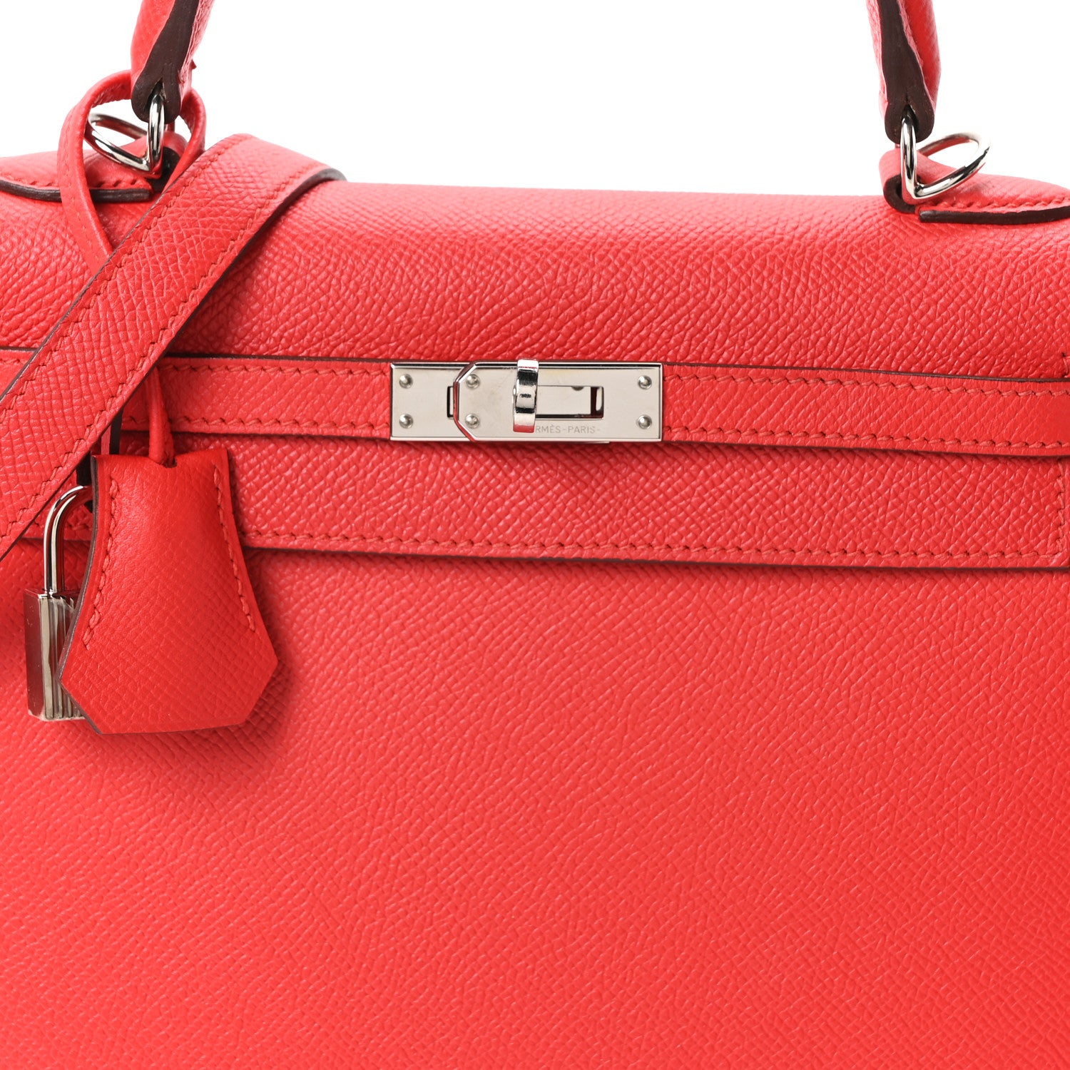 Hermes Epsom Kelly Sellier 25 Rouge Casaque 8 of 10