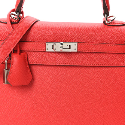 Hermes Epsom Kelly Sellier 25 Rouge Casaque 8 of 10
