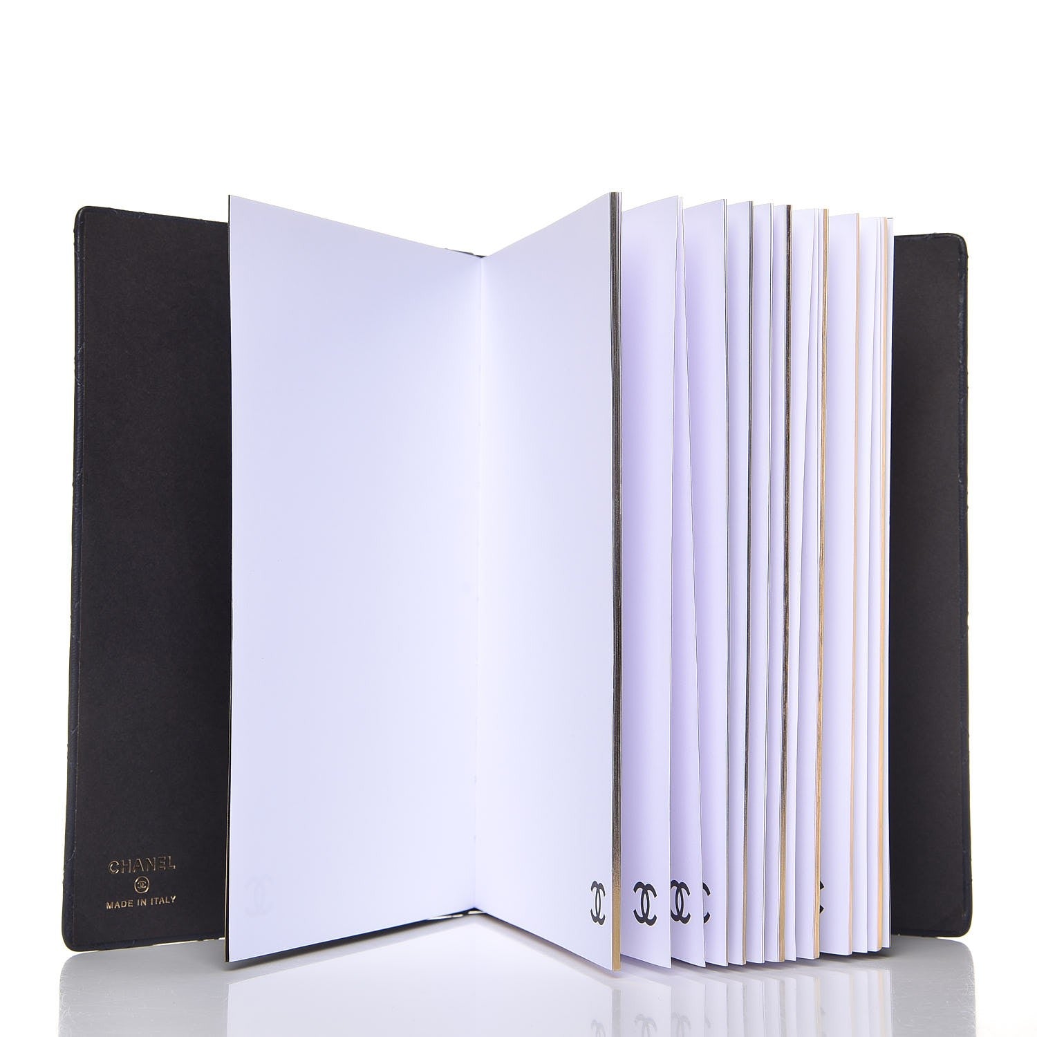 Chanel Lambskin Quilted Notebook Navy 5 of 5