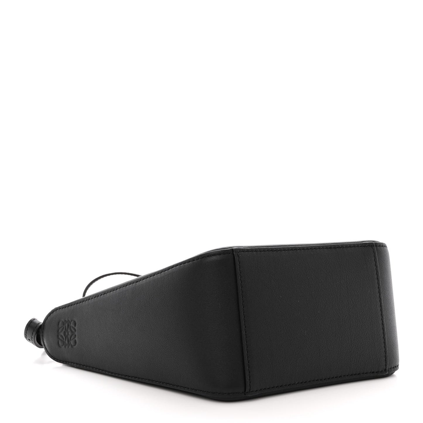 Calfskin Mini Hammock Hobo Black