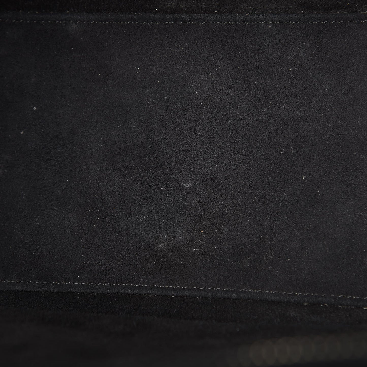 Drummed Calfskin Micro Luggage Black