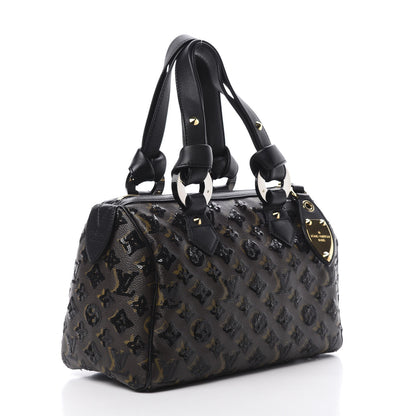 Louis Vuitton Monogram Sequins Eclipse Speedy 28 Black 3 of 9
