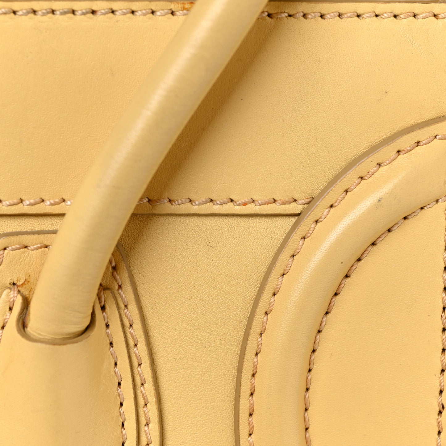 Smooth Calfskin Micro Luggage Butter