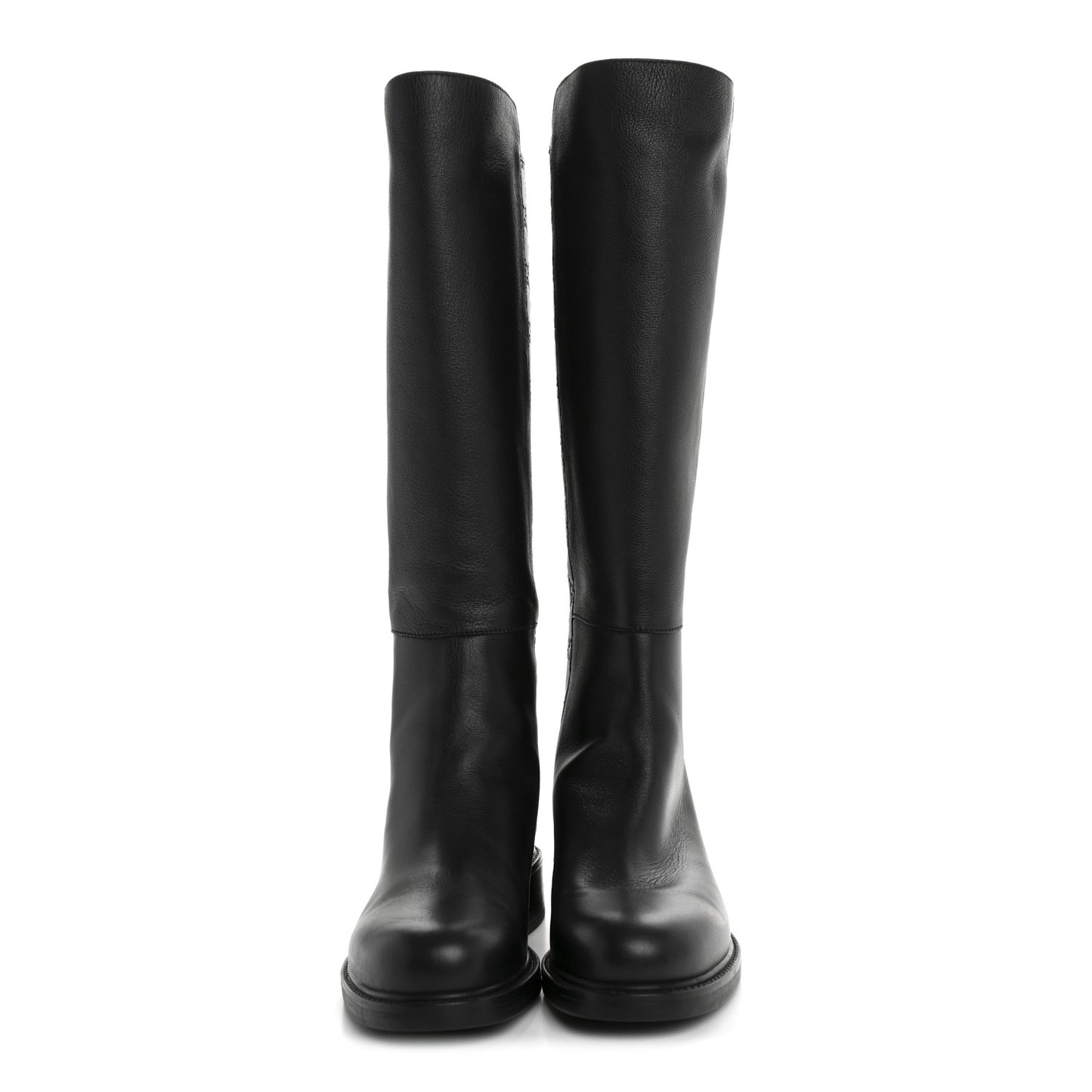 Microguccissima Knee High Riding Boots 37.5 Black