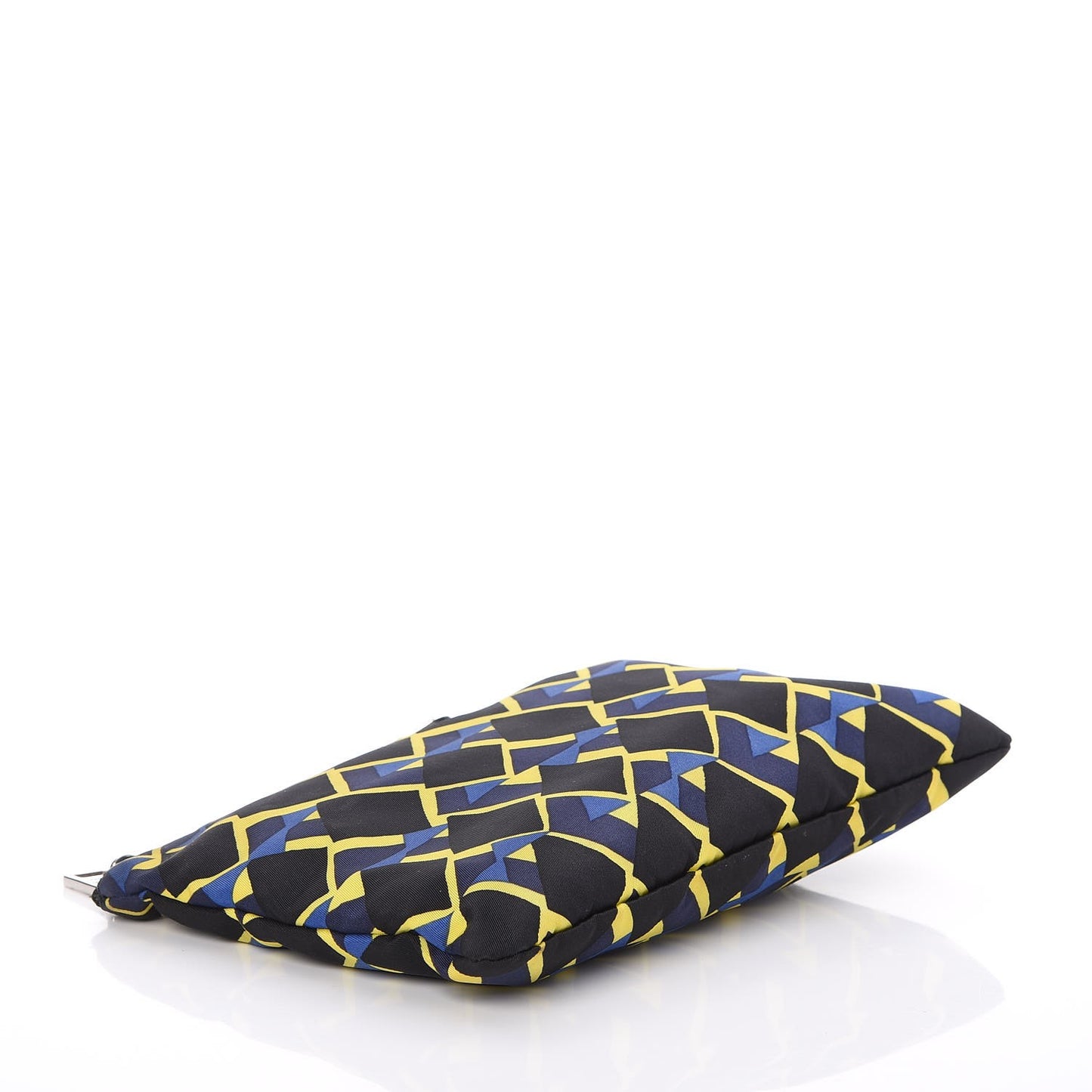 Nylon Pouch Black Yellow Blue