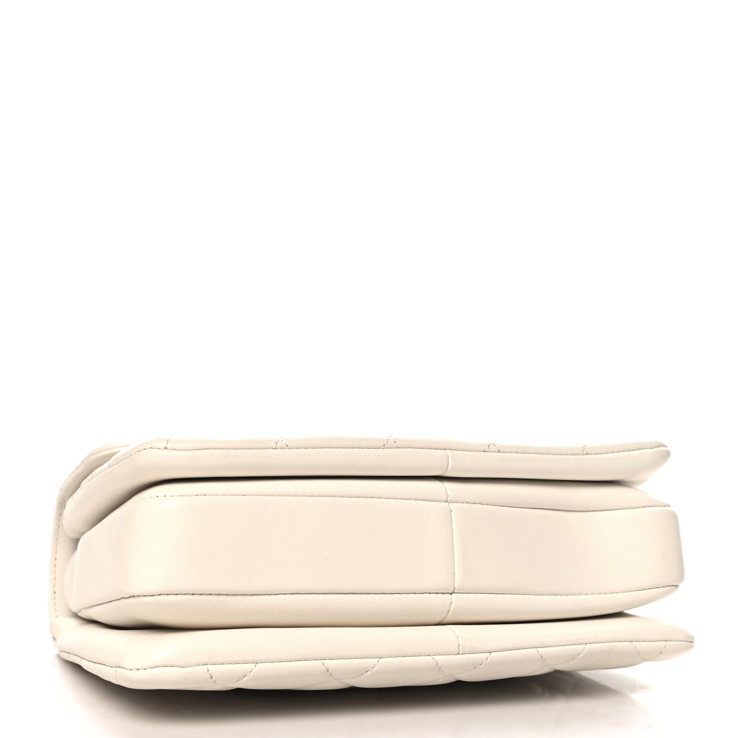 Lambskin Quilted Small Trendy CC Dual Handle Flap Bag White