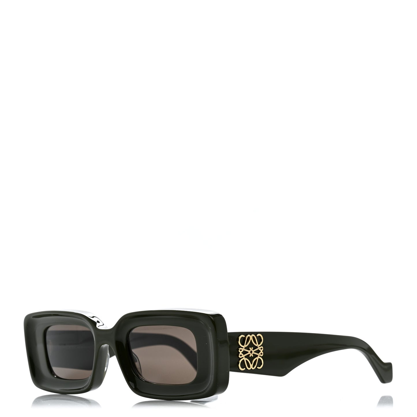 Acetate Rectangular Sunglasses LW40101I Dark Olive