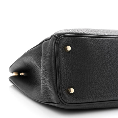 Christian Dior Bullcalf Large Diorissimo Tote Black Rose Indien 12 of 13