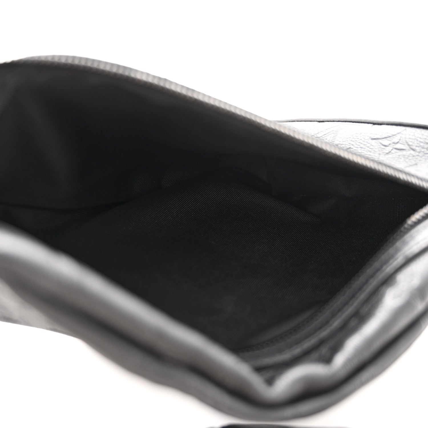 Louis Vuitton Calfskin Shadow Monogram Duo Slingbag Black 5 of 11