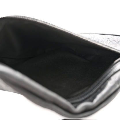 Louis Vuitton Calfskin Shadow Monogram Duo Slingbag Black 5 of 11