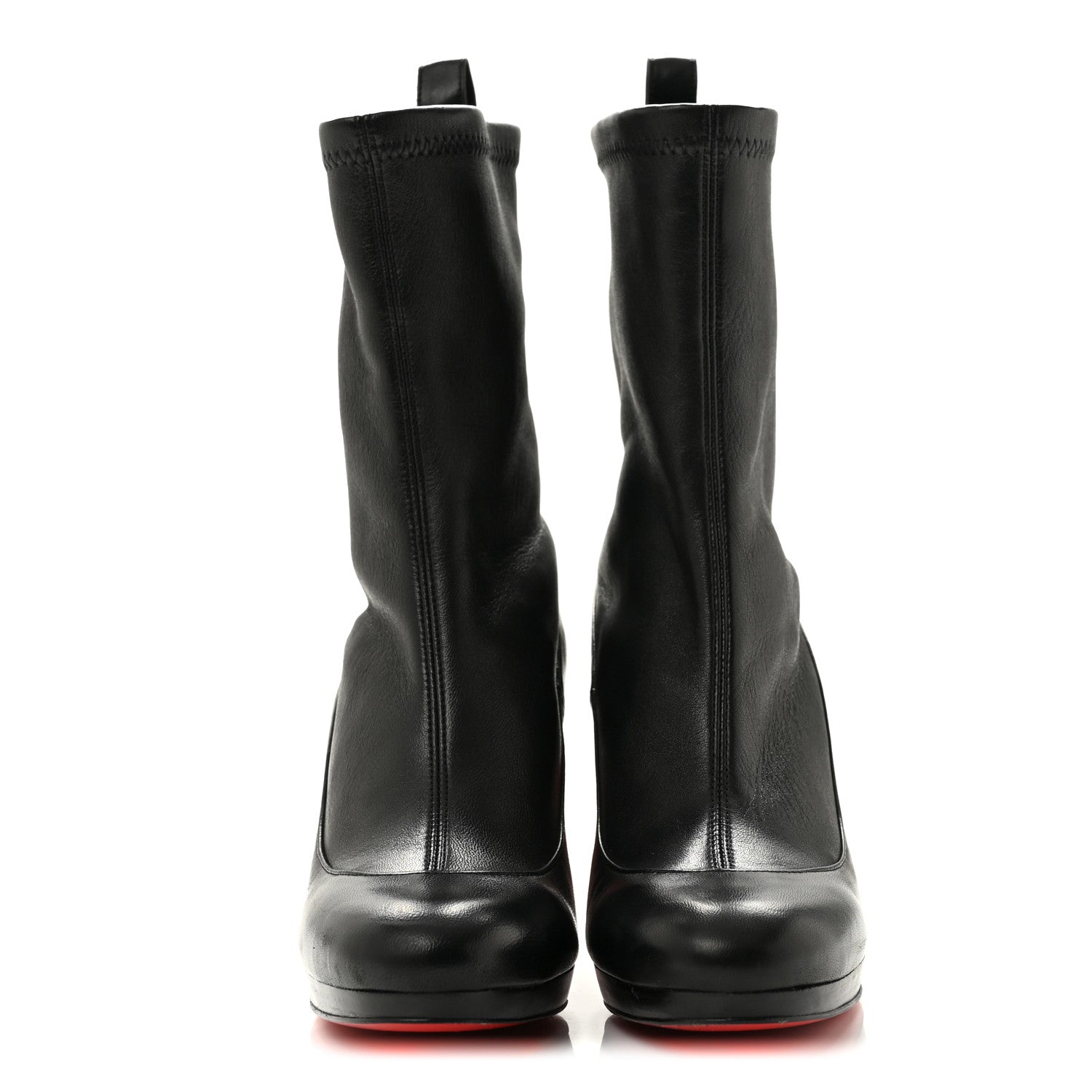 Christian Louboutin Nappa Stretch Contrevent 100 Boots 35.5 Black 3 of 9