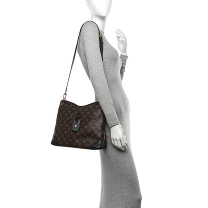Louis Vuitton Monogram Odeon MM Black 2 of 12