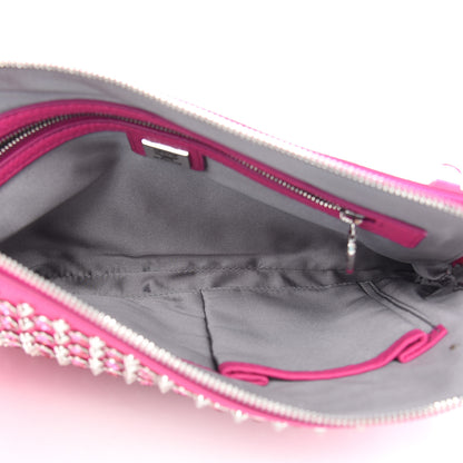 MCM Crystal Studded Crossbody Pink 5 of 11