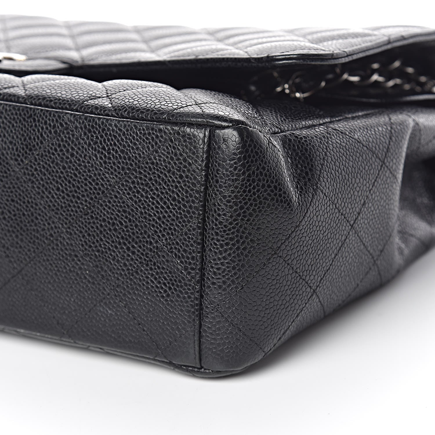 Chanel Caviar Quilted Maxi Double Flap Black 10 of 14