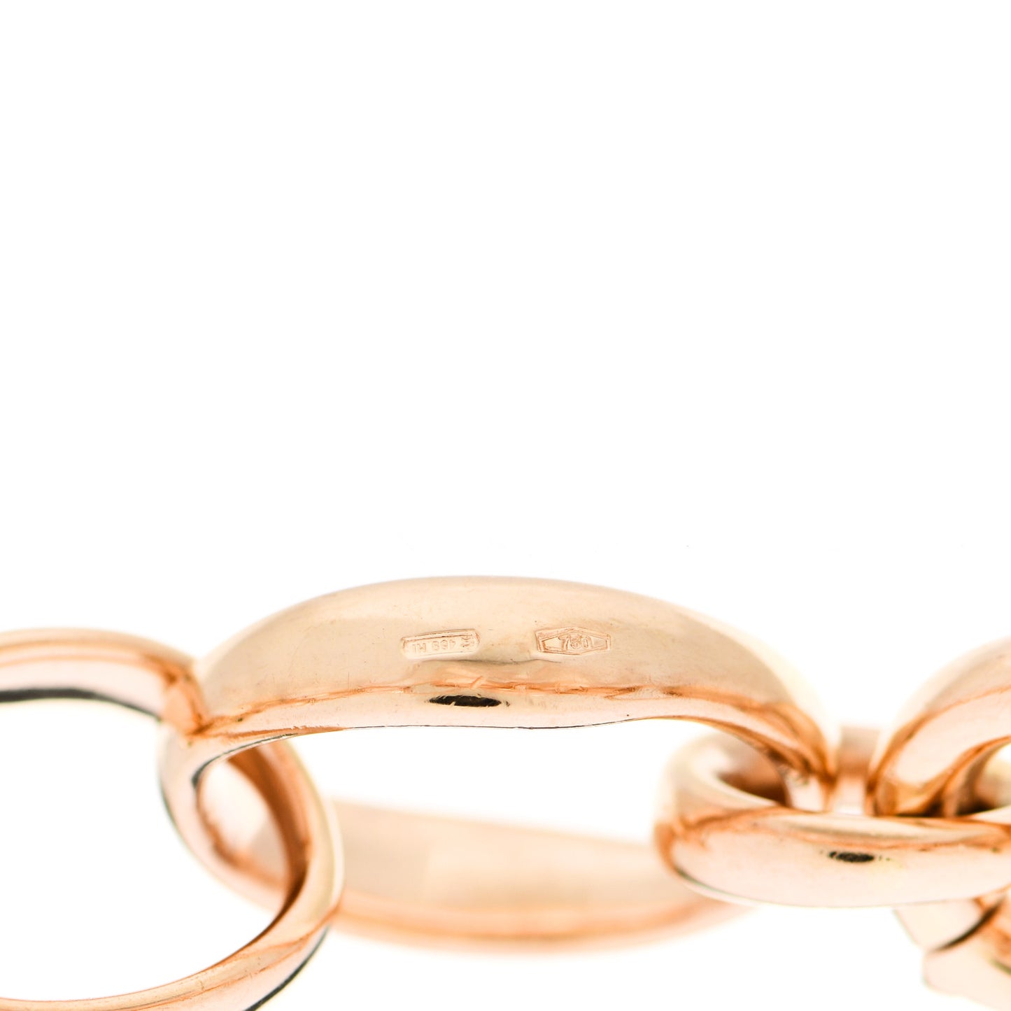 18K Rose Gold Sabbia Link Bracelet
