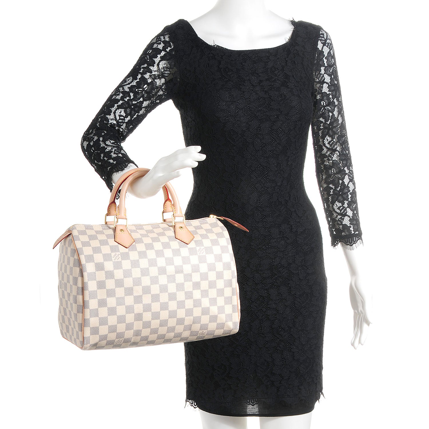 Louis Vuitton Damier Azur Speedy 30 2 of 7