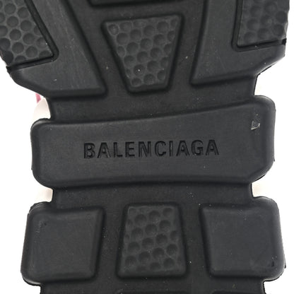 Balenciaga Laminated Knit Bi-Color Sole Womens Speed Sneakers 37 Pink White Black 6 of 10