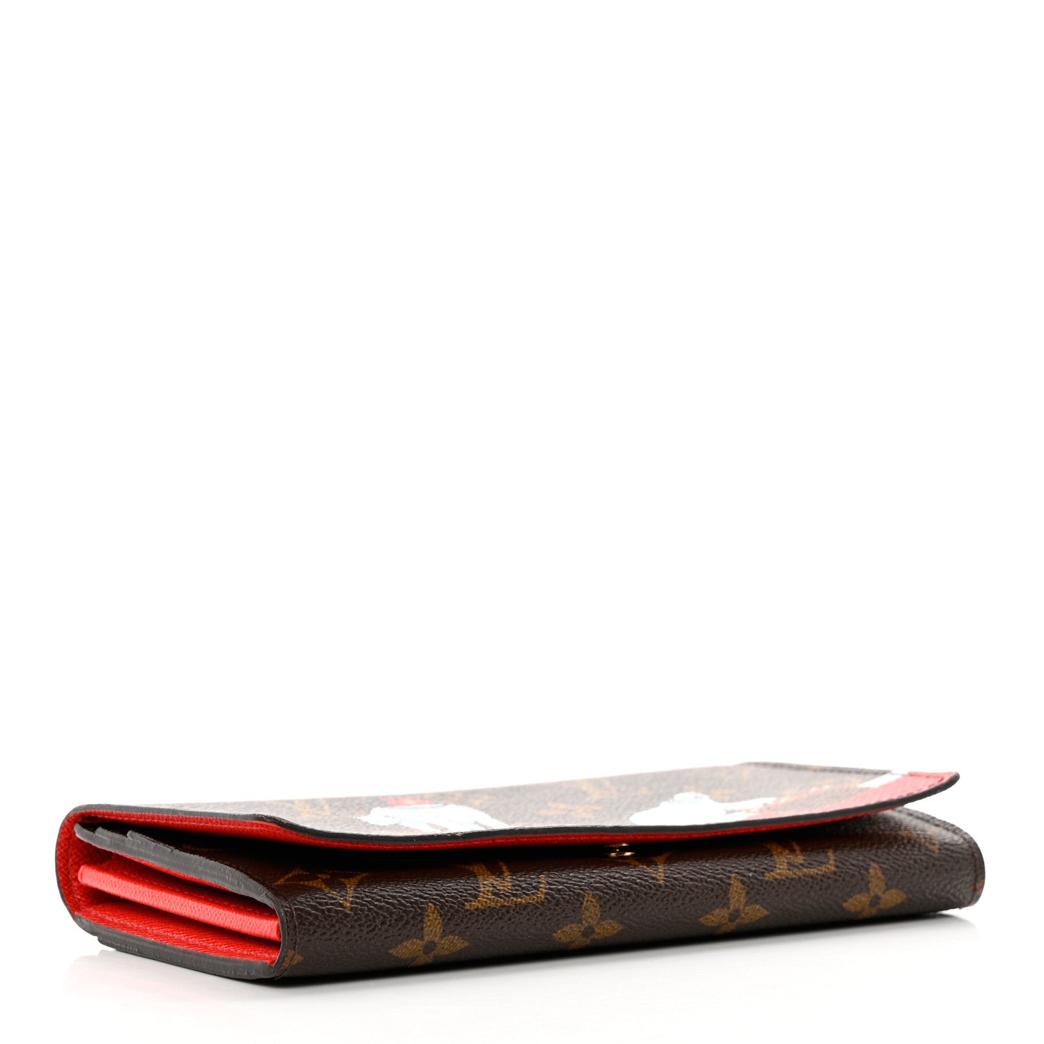 Louis Vuitton Monogram 2017 Christmas Animation Sarah Wallet 4 of 9