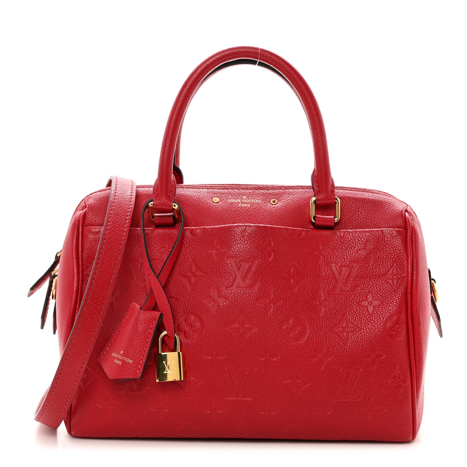 Louis Vuitton LOUIS VUITTON Empreinte Speedy Bandouliere 25 NM Cherry 1 of 12