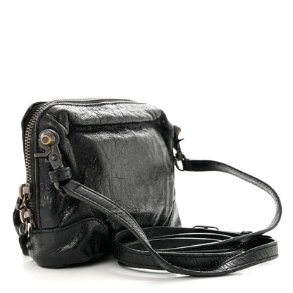 Balenciaga Agneau Classic Hardware XS Reporter Crossbody Black 3 of 10
