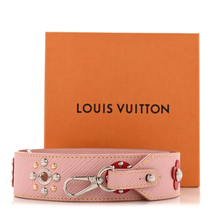 Louis Vuitton Epi Mechanical Flowers Bandouliere Shoulder Strap Rose Ballerine 8 of 8