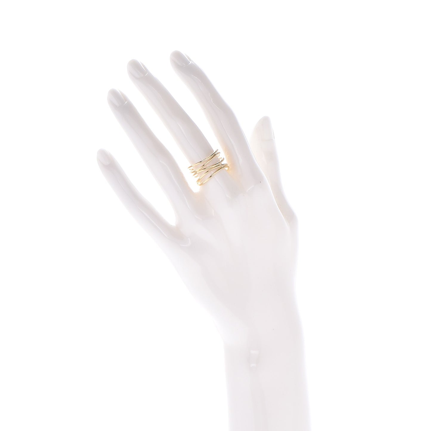 18K Yellow Gold Elsa Peretti Wave Ring 7
