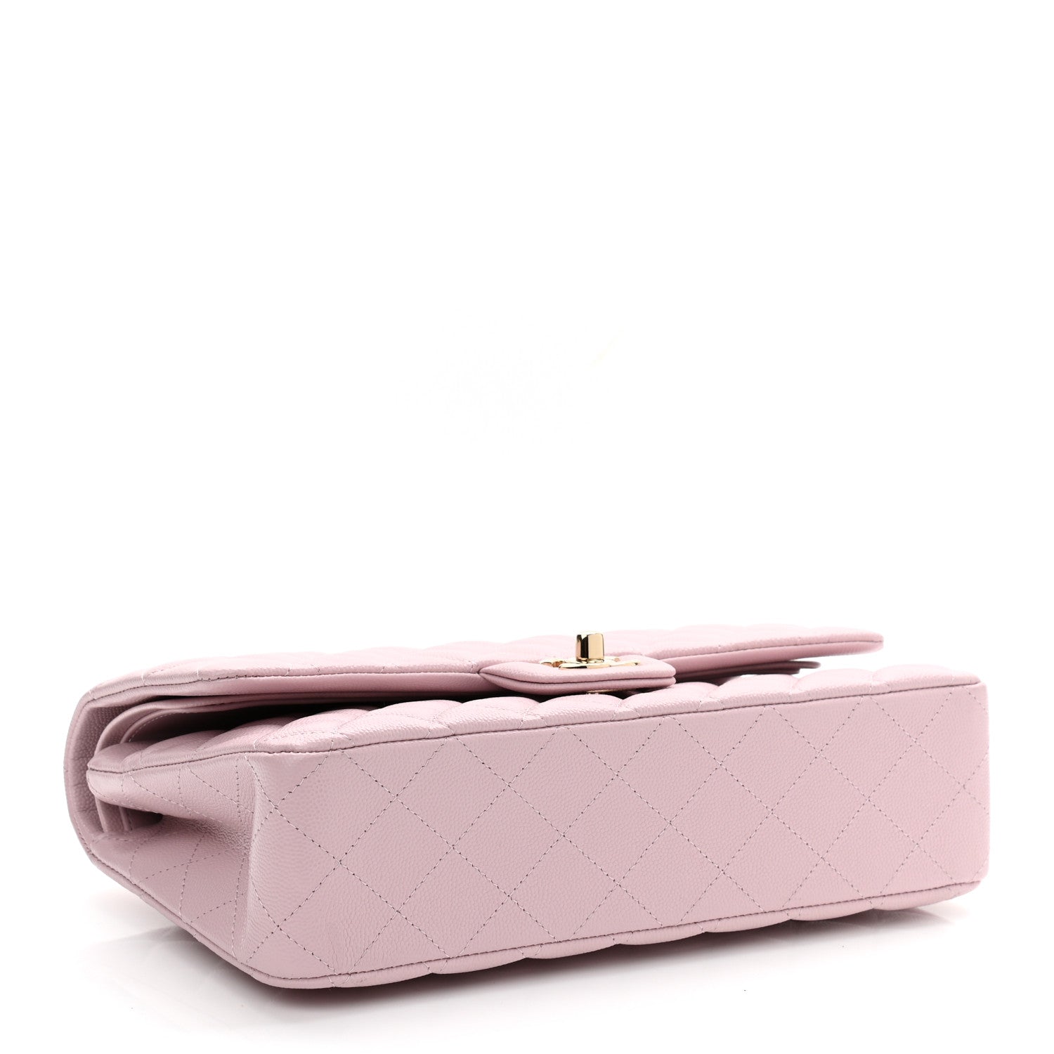 Chanel Caviar Quilted Medium Double Flap Light Pink 4 of 10