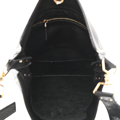 Valentino Garavani Pebbled Calfskin Large Rockstud Flip-Lock Messenger Bag Black 5 of 11