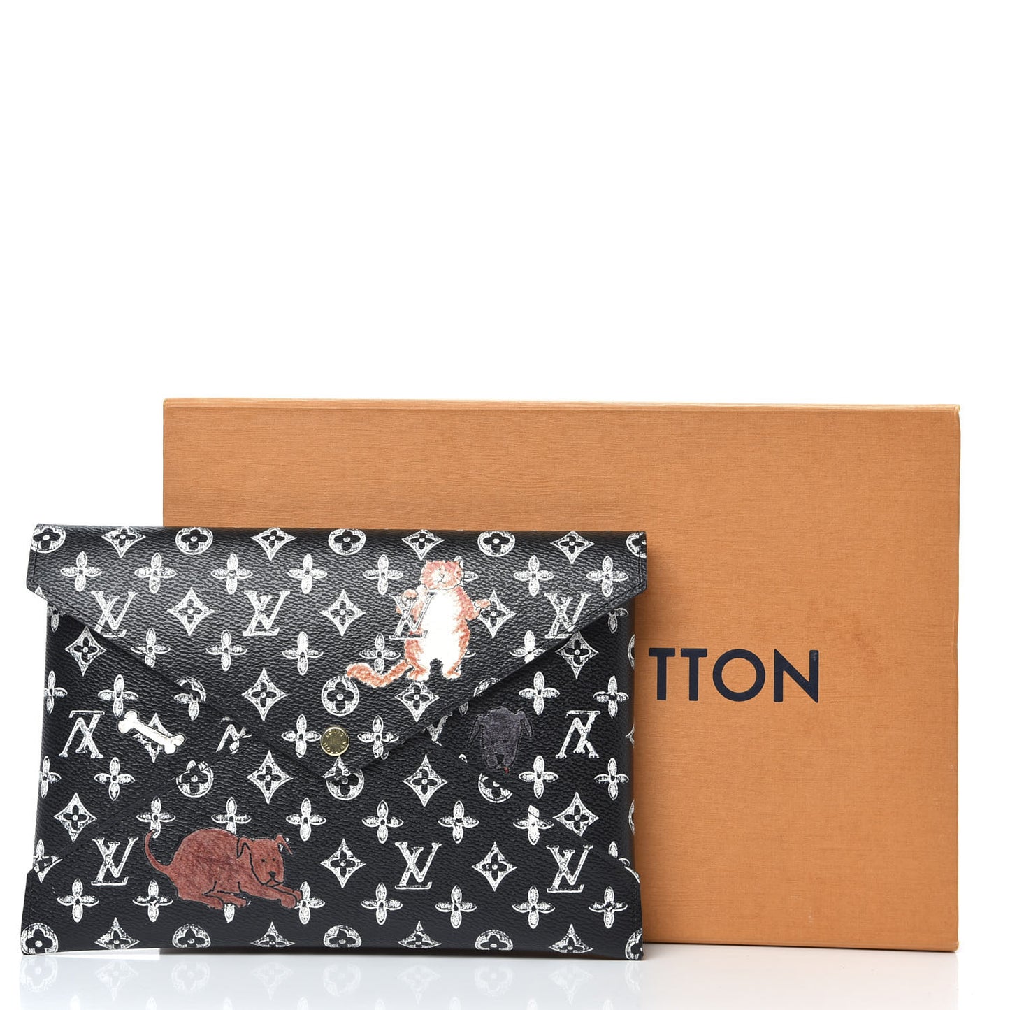 Catogram Kirigami Pochette Set Black