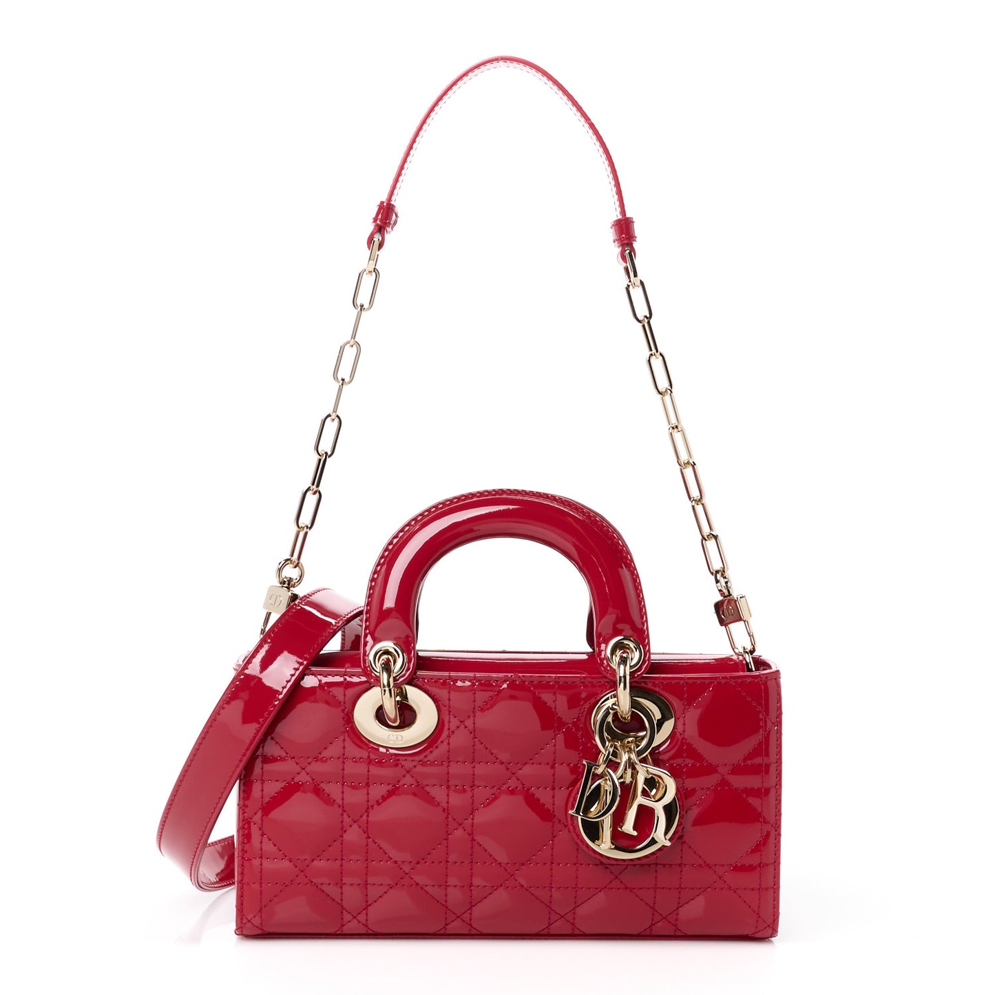 Patent Cannage Small Lady D-Joy Red
