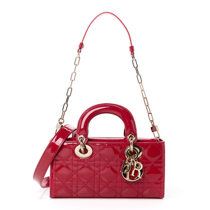 Christian Dior Patent Cannage Small Lady D-Joy Red 1 of 10