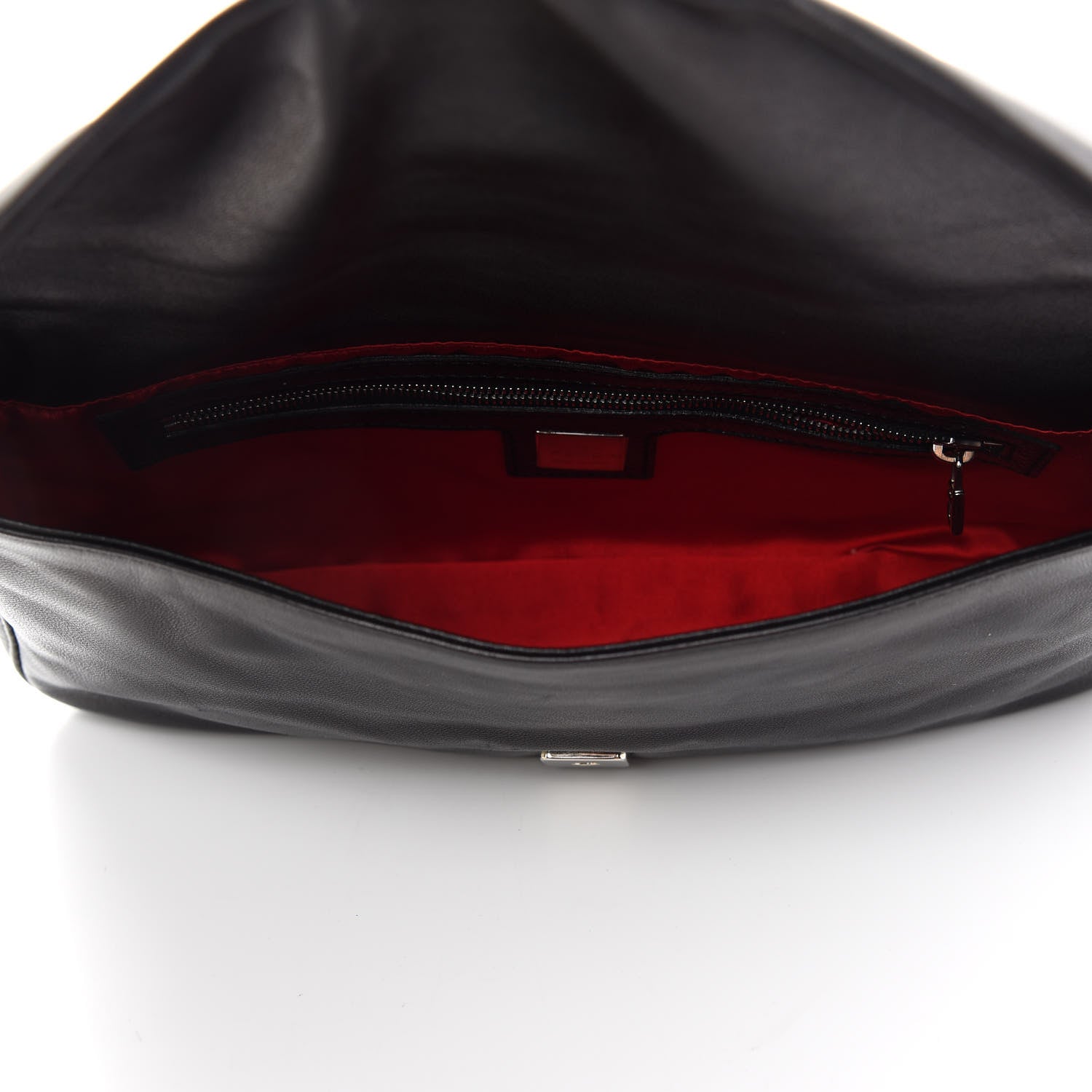 Fendi Lambskin Baguette Black 5 of 8