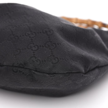 Gucci Monogram Bamboo Small Handbag Black 9 of 10