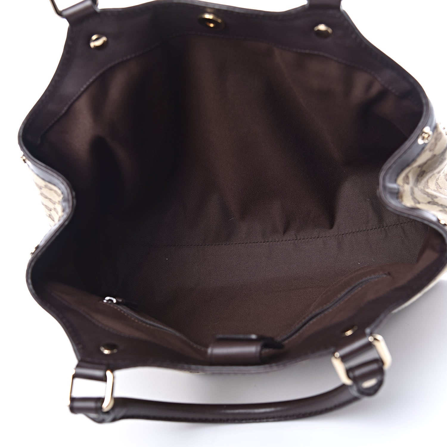 Gucci Monogram Medium Sukey Tote Dark Brown 5 of 9