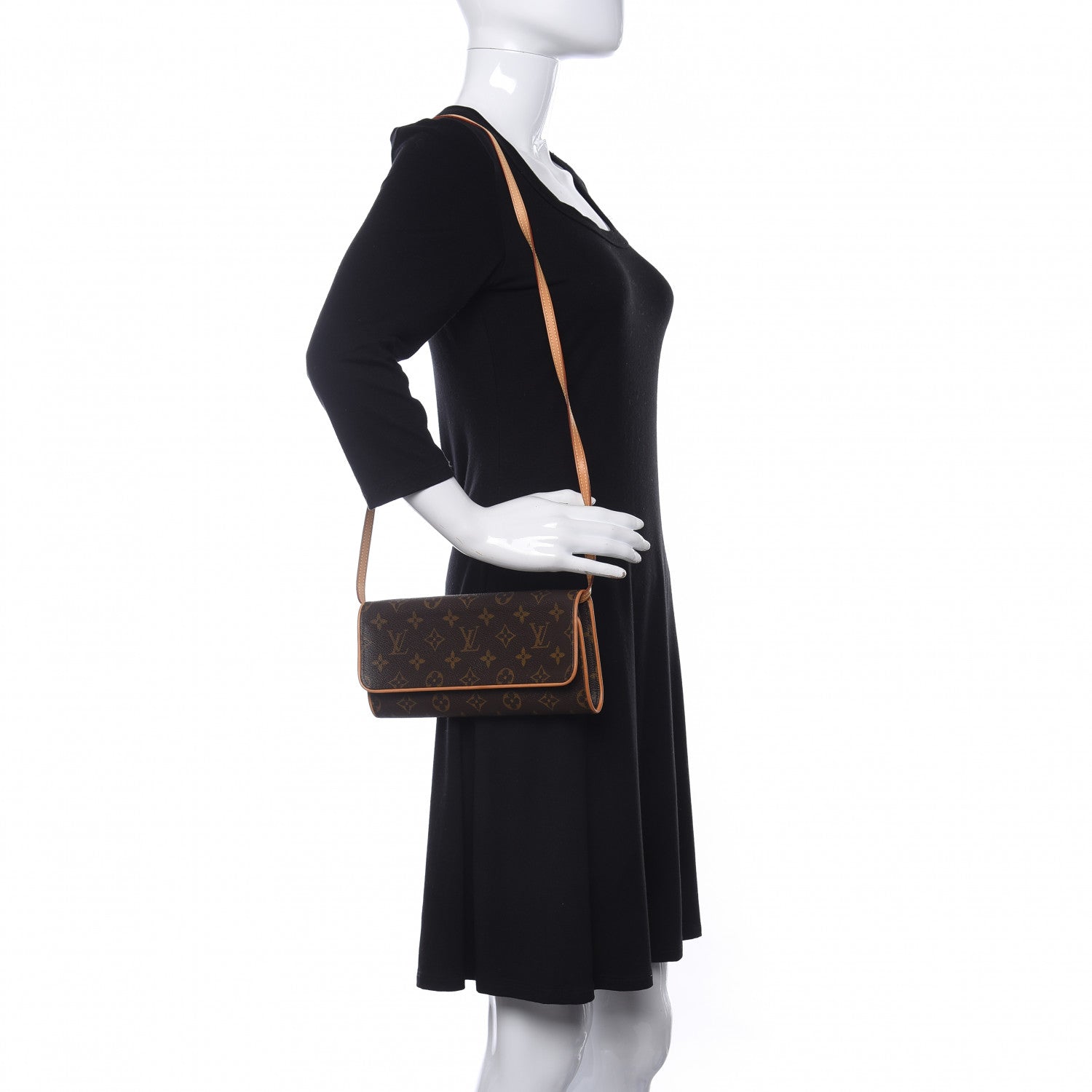Louis Vuitton Monogram Pochette Twin GM 2 of 9