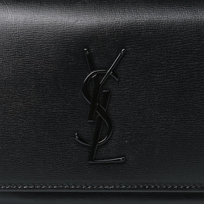 Saint Laurent Calfskin Monogram Sunset Chain Wallet Black 7 of 10