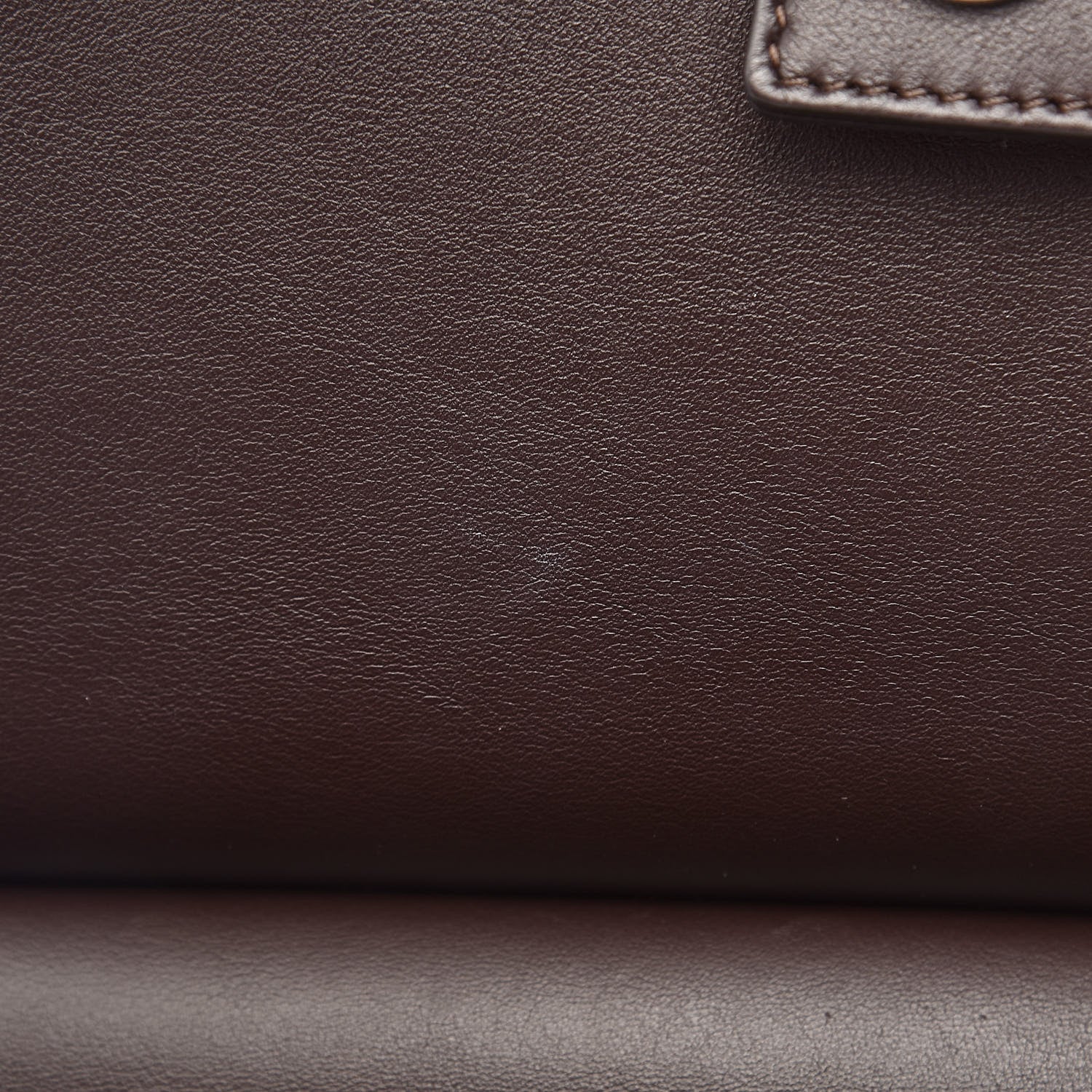 Chloe Calfskin Suede Medium Faye Shoulder Bag Carbon Brown 8 of 12