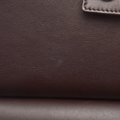 Chloe Calfskin Suede Medium Faye Shoulder Bag Carbon Brown 8 of 12